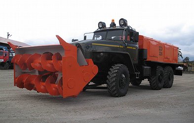 Шнекороторный снегоочиститель ДЭ-226 (Урал 4320-41)